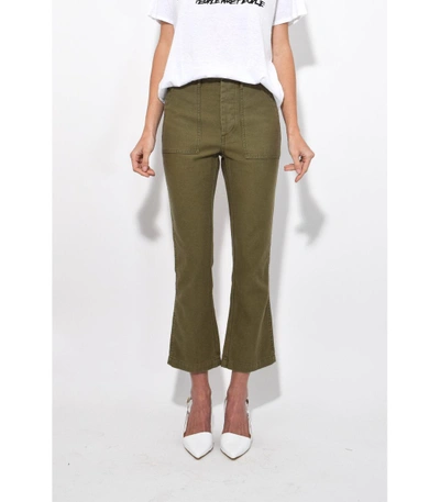 Shop R13 Utility Kick Pant In Olive In Green