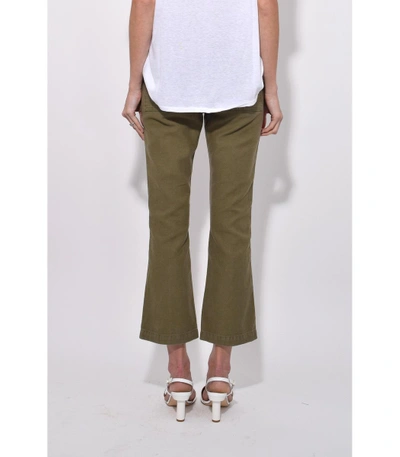 Shop R13 Utility Kick Pant In Olive In Green