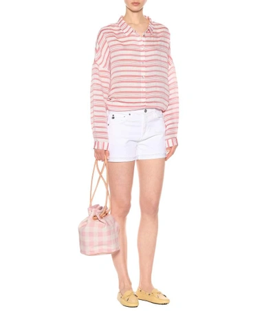 Shop 81 Hours Federic Striped Shirt In White