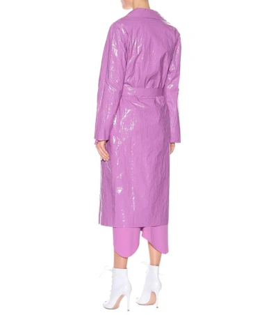 Shop Sies Marjan Bessie Trench Coat In Purple