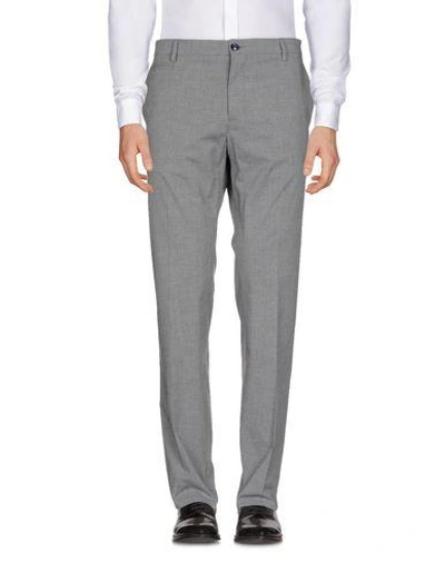 Shop Patrizia Pepe Man Pants Lead Size 32 Polyester, Viscose, Elastane In Grey