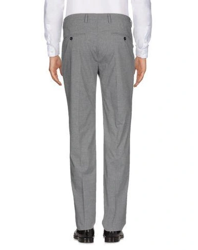Shop Patrizia Pepe Man Pants Lead Size 32 Polyester, Viscose, Elastane In Grey