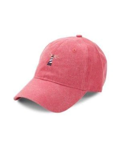 Shop Block Headwear Lighthouse Embroidered Cap In Red
