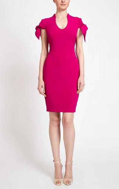 fuchsia sheath dress