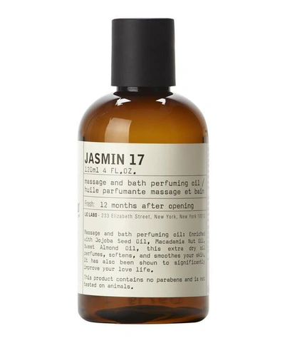 Shop Le Labo Jasmin 17 Bath And Body Oil 120ml In White