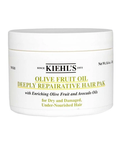 Shop Kiehl's Since 1851 Olive Fruit Oil Deeply Repairative Hair Pak 250ml In White