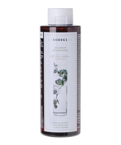 Shop Korres Aloe And Dittany Shampoo 250ml In White