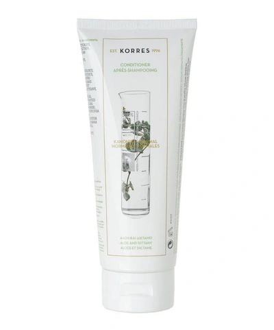 Shop Korres Aloe And Dittany Conditioner 200ml In White