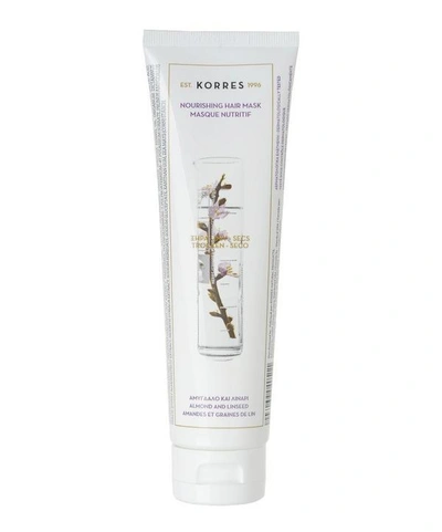Shop Korres Almond And Linseed Nourishing Hair Mask 125ml