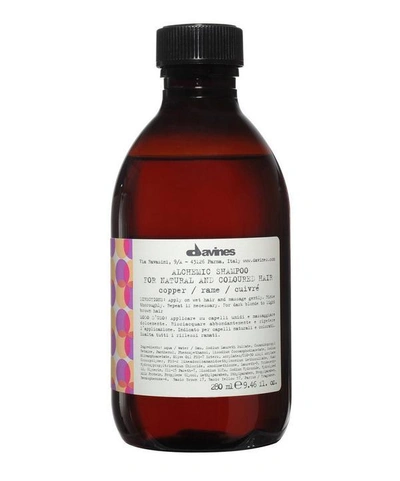 Shop Davines Alchemic Shampoo Copper 250ml In White