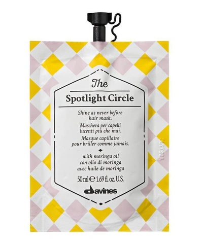 Shop Davines The Spotlight Circle Hair Mask 50ml In White