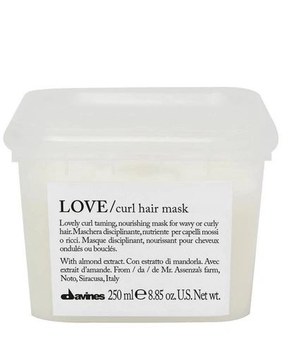 Davines Love Curl Hair Mask 250ml In White