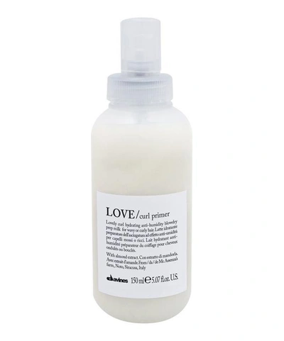 Shop Davines Love Curl Hair Primer 150ml In White
