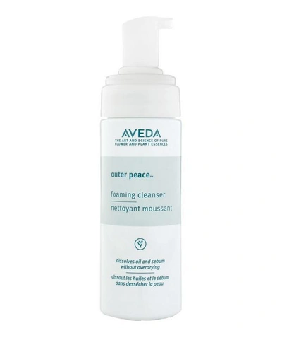 Aveda Outer Peace Foaming Cleanser 125ml In White