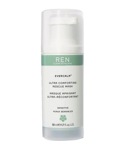 Shop Ren Evercalm' Ultra Comforting Rescue Mask 50ml In White