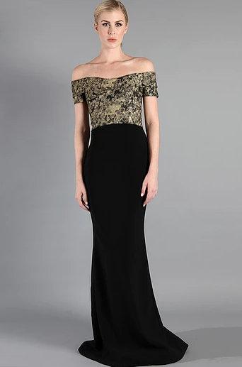 rene ruiz gold gown