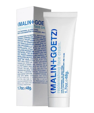 Shop Malin + Goetz Replenishing Face Cream 48g In White