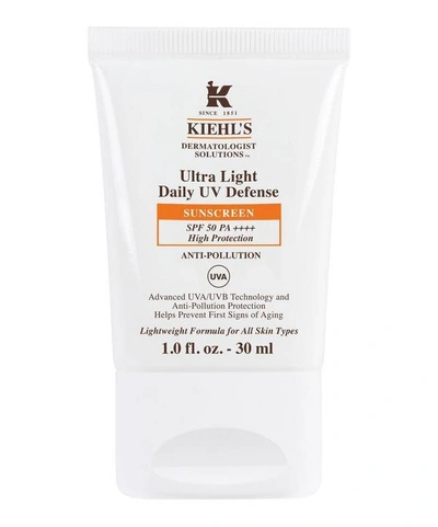 Shop Kiehl's Since 1851 Ultra Light Daily Defence Spf 50 Lotion 30ml In White