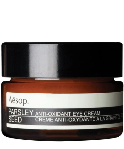 Shop Aesop Parsley Seed Anti Oxidant Eye Cream 10ml In White