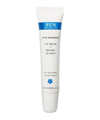 Shop Ren Vita Mineral Lip Balm 15ml In White