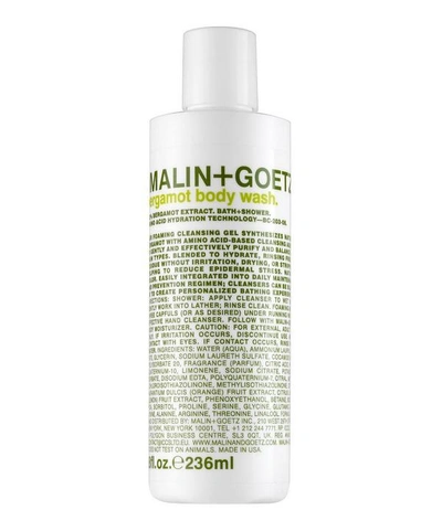 Shop Malin + Goetz Bergamot Body Wash 236ml In White
