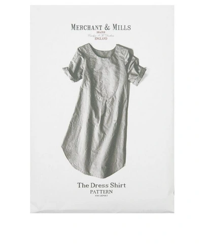 Shop Merchant & Mills The Dress Shirt Design Pattern In White