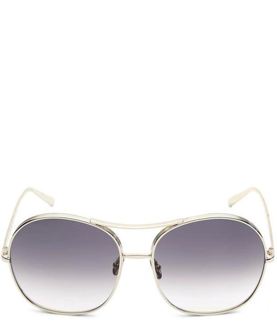 Shop Chloé Nola Sunglasses In Grey