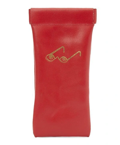 Shop Ark Spectacles Glasses Case In Red