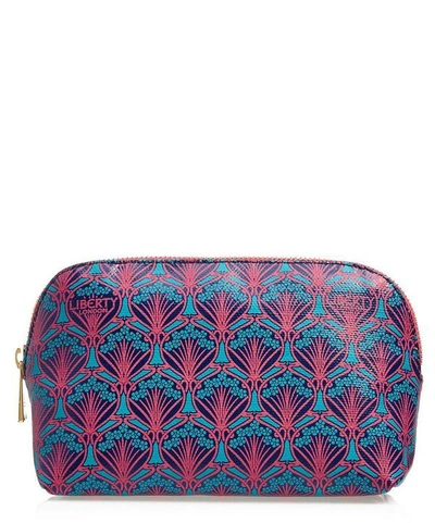 Shop Liberty London Makeup Bag In Iphis Canvas In Blue