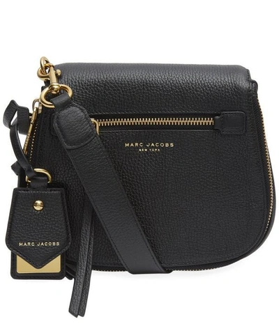 Marc Jacobs Recruit Nomad Black Leather Cross-body Bag | ModeSens