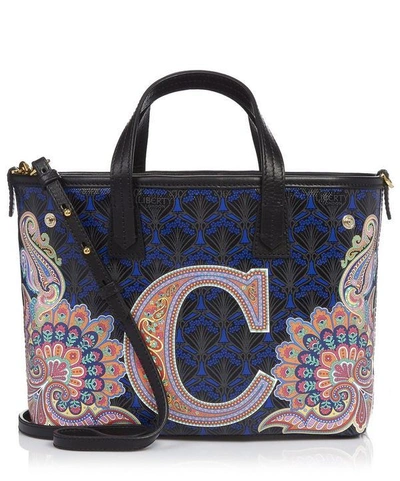 Shop Liberty London Mini Marlborough Tote Bag In C Print In Multi