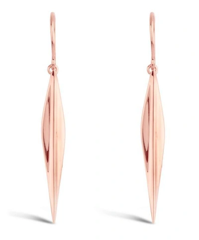 Shop Dinny Hall Rose Gold-plated Lotus Long Petal Drop Earrings