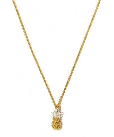 Shop Alex Monroe Gold-plated Baby Pineapple Necklace