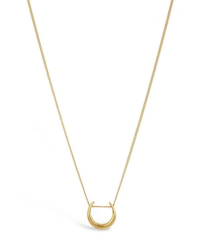 Shop Dinny Hall Small Gold-plated Toro Slider Pendant Necklace