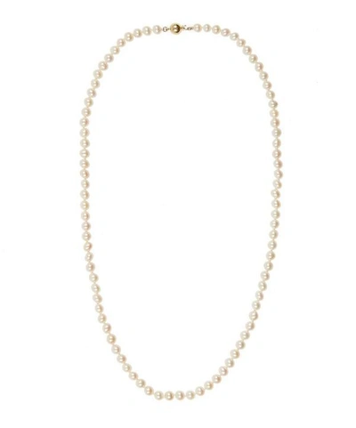 Shop Kojis Freshwater Pearl Necklace In Gold