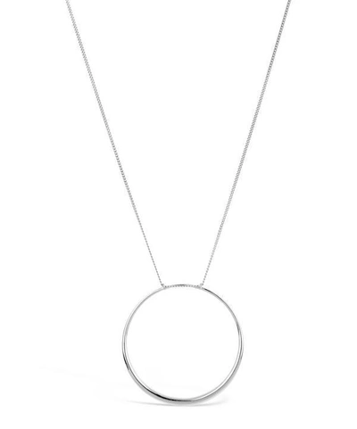 Shop Dinny Hall Silver Signature Large Halo Pendant Necklace