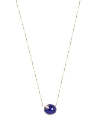 Shop Andrea Fohrman Gold Mini Galaxy Lapis Necklace