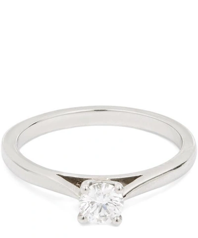 Shop Kojis Platinum Solitaire Diamond Ring