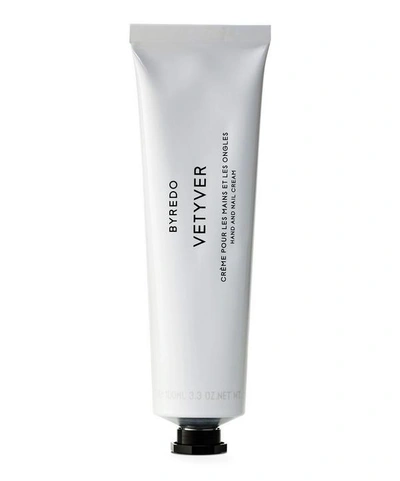 Shop Byredo Vetyver Hand And Nail Cream 100ml In White