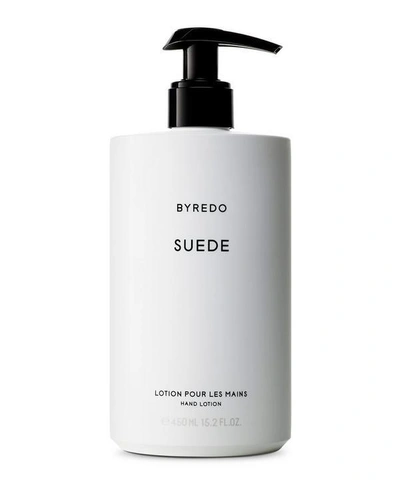 Shop Byredo Suede Hand Lotion 450ml In White