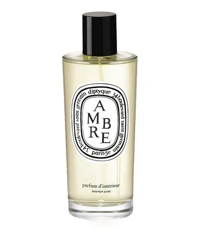 Shop Diptyque Ambre Room Spray 100ml In White