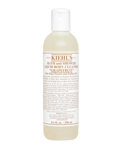 Shop Kiehl's Since 1851 Grapefruit Bath And Shower Liquid Cleanser 250ml In White