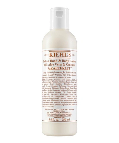 Shop Kiehl's Since 1851 Grapefruit Deluxe Hand And Body Lotion 250ml In White