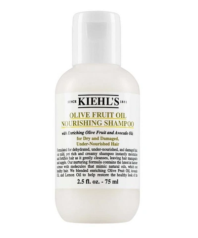 Shop Kiehl's Since 1851 Olive Fruit Oil Nourishing Shampoo 75ml In White