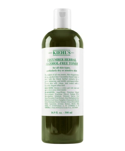 Shop Kiehl's Since 1851 Cucumber Herbal Alcohol-free Toner 500ml In White