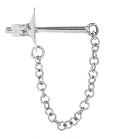 MARIA TASH MARIA TASH 14CT 22MM CHAIN WRAP STUD EARRING 