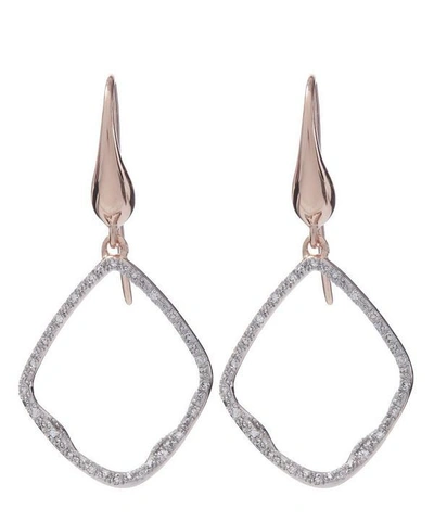 Shop Monica Vinader Gold-plated Riva Diamond Hoop Earrings