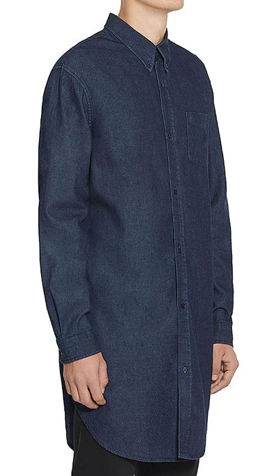 Shop Five Four Howes Long Sleeve Shirt In Blue