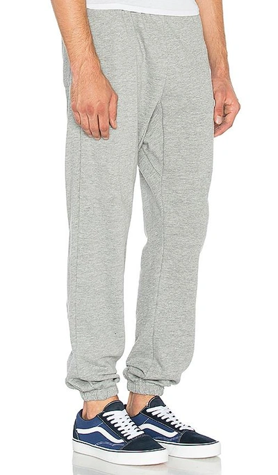 Shop Stussy Basic Sweatpant In Grey Heather