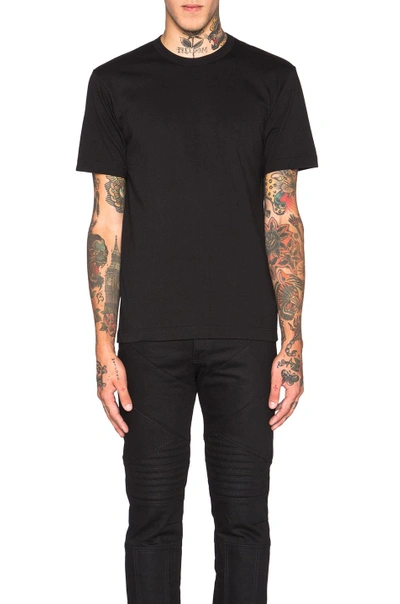 Shop Comme Des Garçons Shirt 'forever' Cotton Tee In Black